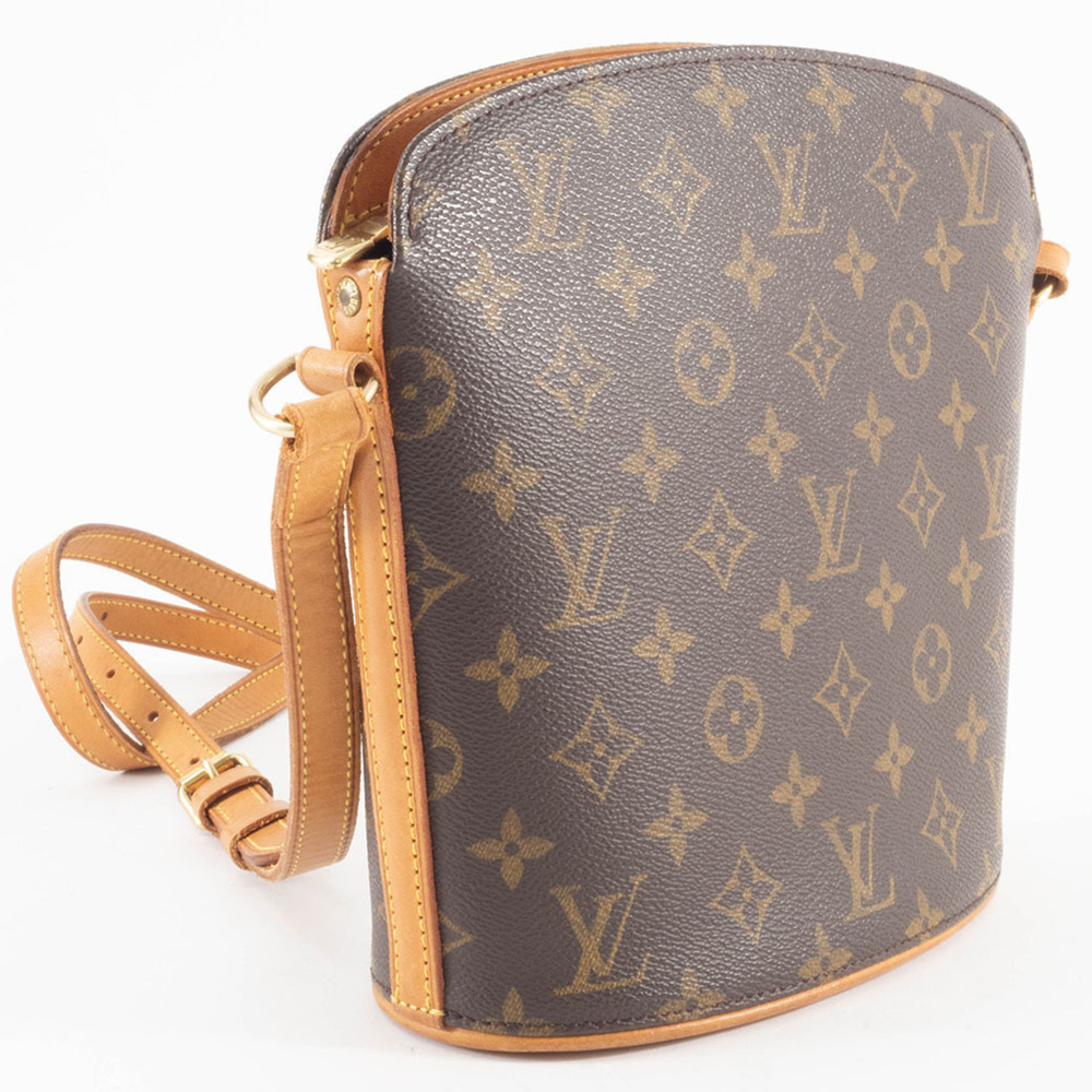 Louis Vuitton Drouot Shoulder Bag M51290 Monogram Canvas Women's LOUIS VUITTON - Picture 7 of 16